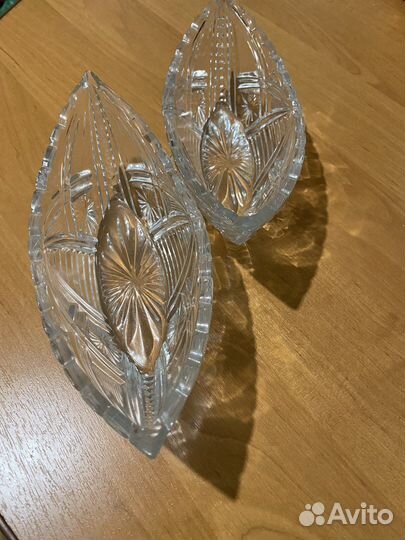 Салатники хрустальные