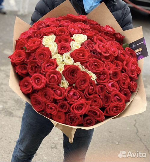 Цветы Букеты Пионы 101 Роза