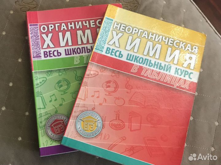 Весь школьный курс химии (органика и неорганика)