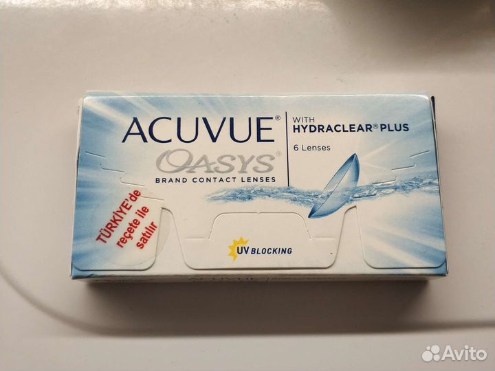Контактные линзы Acuvue Oasys -1.75/2 нед/10 линз