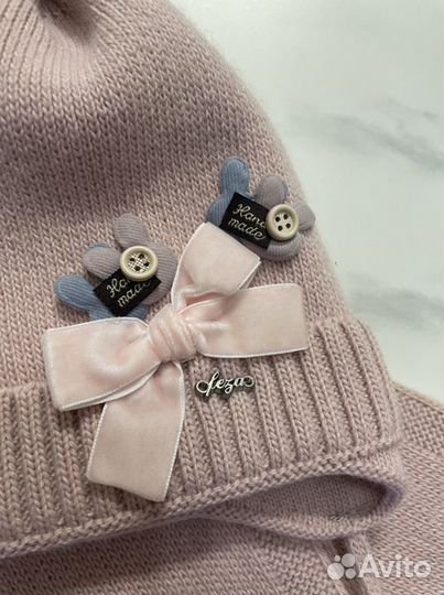 Комплект шапка, шарф