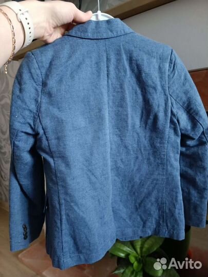Классный льняной пиджак 