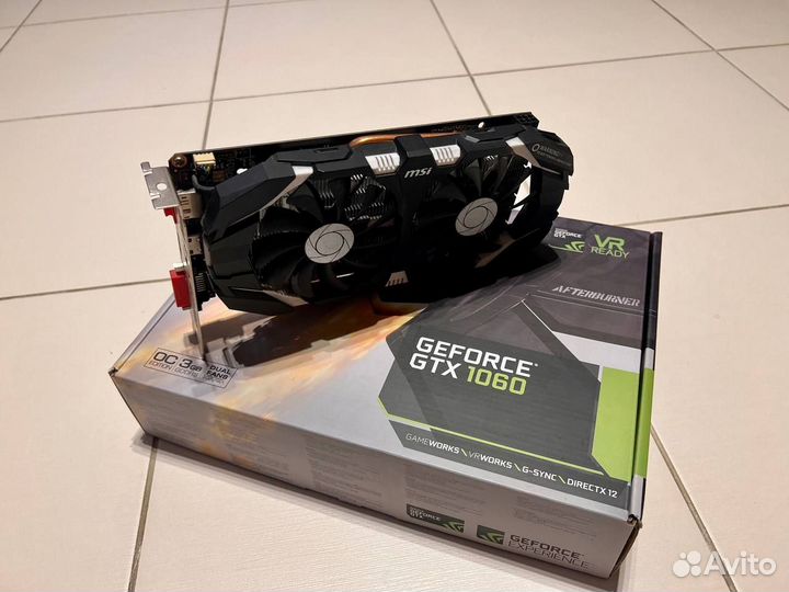 Видеокарта MSI geforce gtx 1060