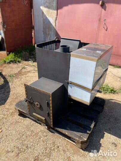 Банная печь Паровозик 400втзк Ковка