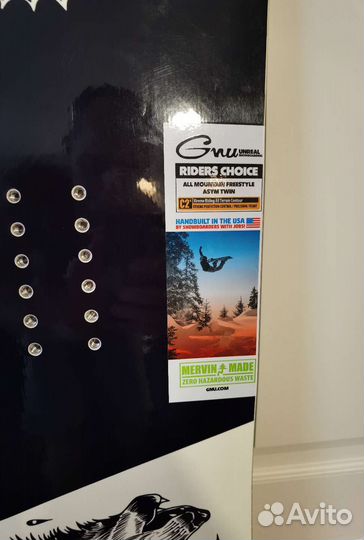 Сноуборд GNU Riders Choice 162W. Новый