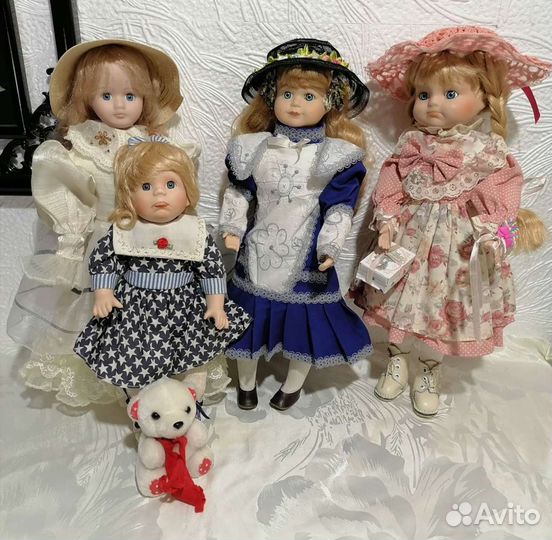 Кукла коллекционная фарфоровая