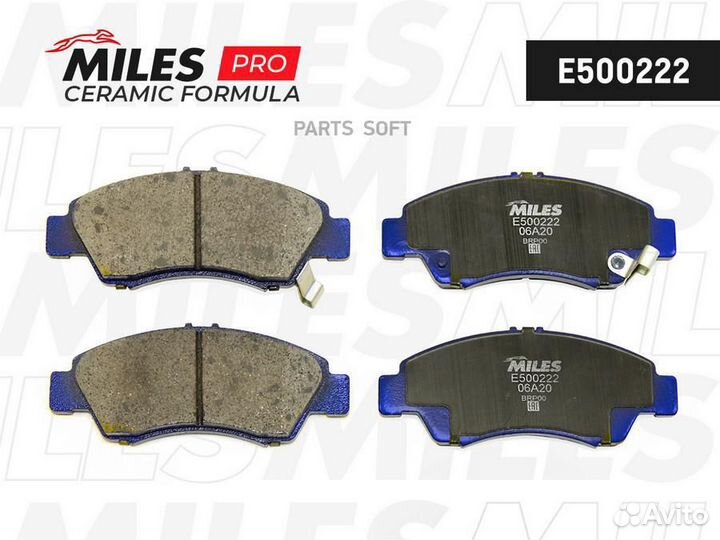 Miles E500222 Колодки тормозные honda civic 1.3-1