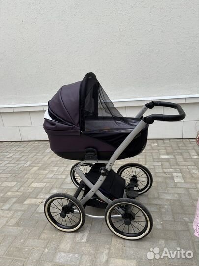 Коляска 2 в 1 эко кожа