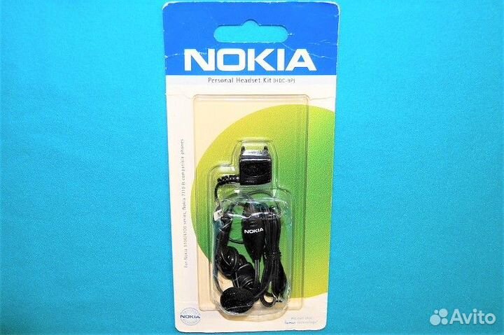 Гарнитура Nokia HDC-9P для Nokia 6310i Новая