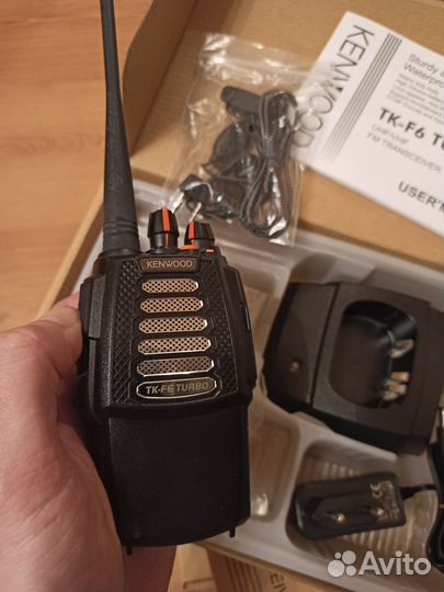 Комплект раций Kenwood TK-F6 turbo + гарнитура