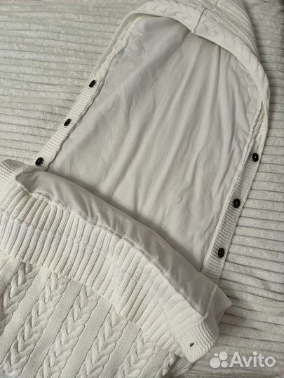 Теплый конверт на выписку