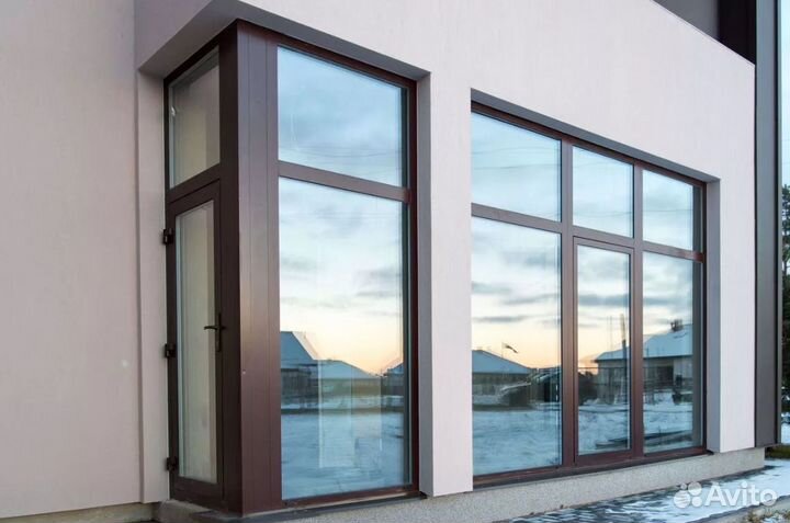 Алюминиевые витражи