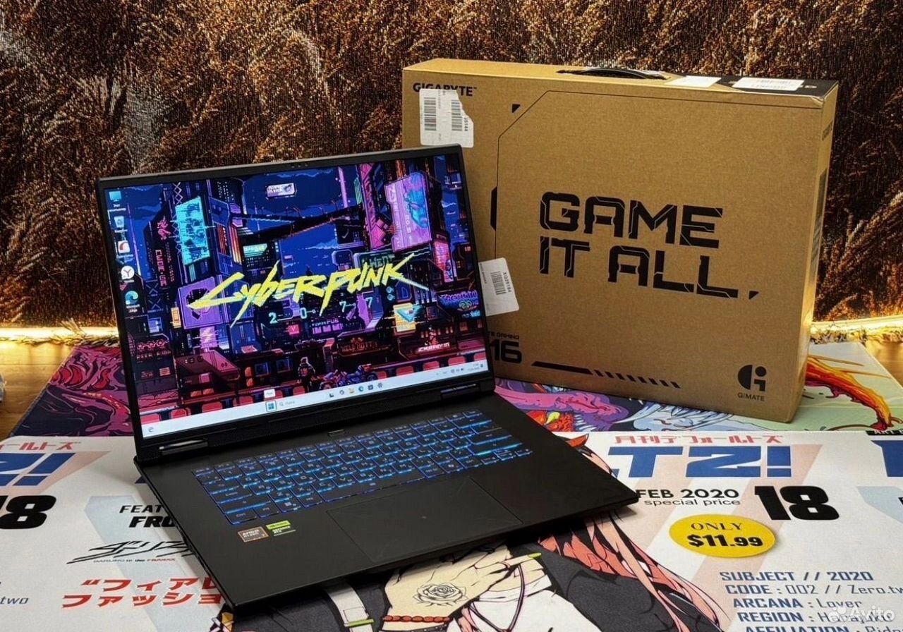 Игровой Gigabite A16 RTX 5050.16.1.165герц, Донецк (Донецкая область)