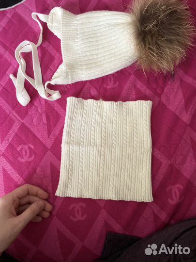 Детская шапка и снуд