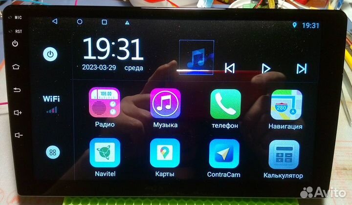 Андроид магнитола 9дюймов 4х25 W