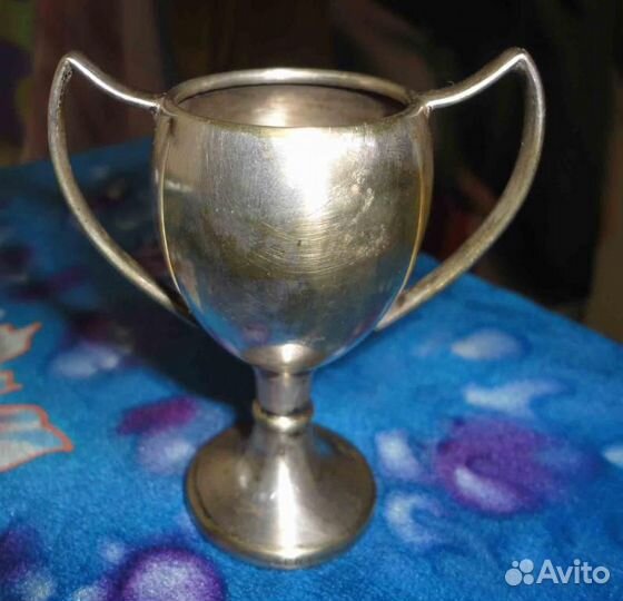 Наградной посеребрёный кубок начало хх века Англия