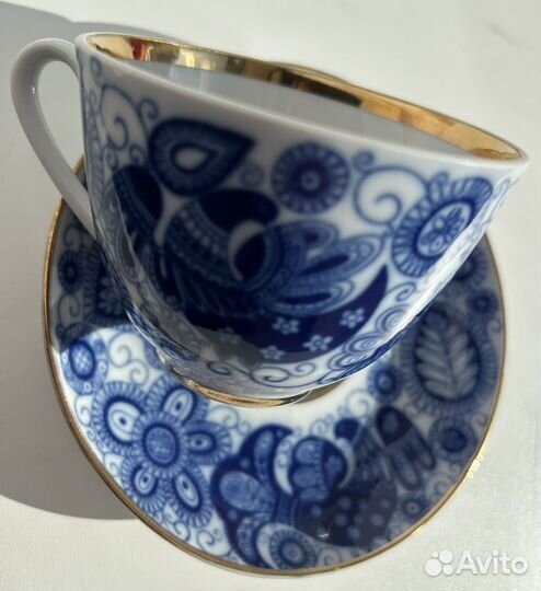 Лфз чашка с блюдцем кофейная ифз