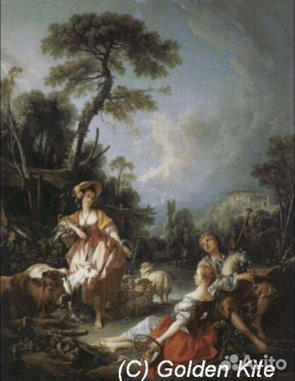 Схемы для вышивания Golden Kite