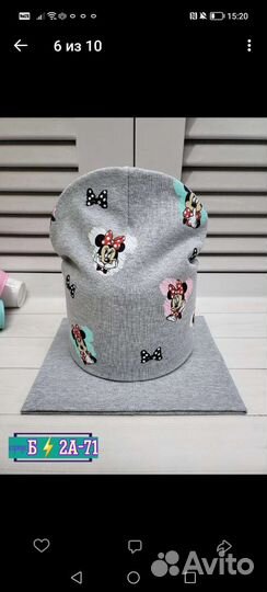 Комплект шапка и снуд для девочки