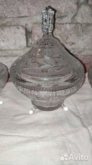 Конфетница. Сахарница. Вазочка для варенья. СССР