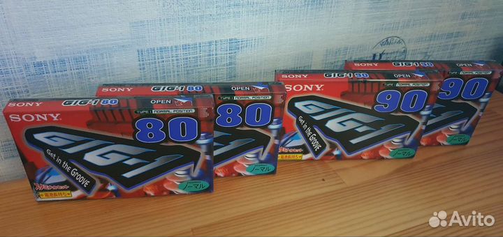 Аудиокассеты новые запечатанные sony GIG-1