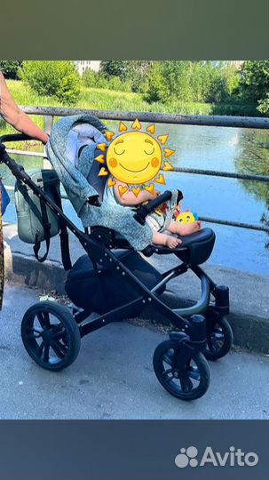 Коляска 2 в 1 Indigo mio