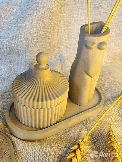 Изделия из гипса шкатулка ваза подставка