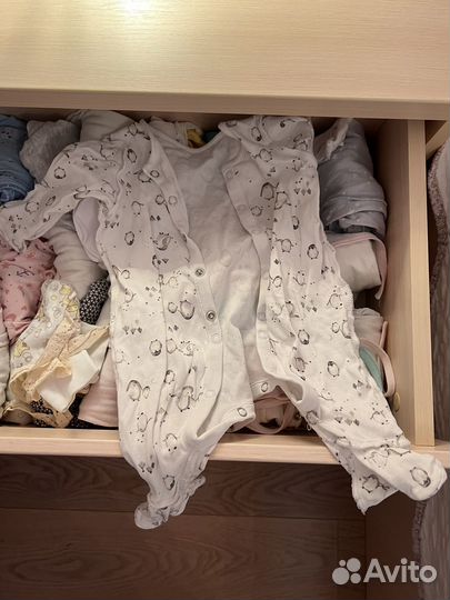Детская одежда для девочек пакетом размер 50-56