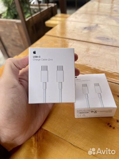 Шнур type c на type c 2m для MacBook / iPad