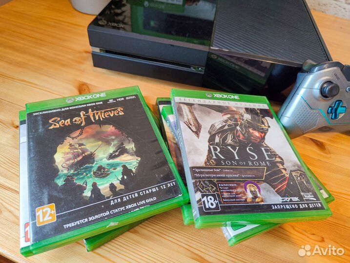 Игровая приставка Xbox one 500gb + 7 игр