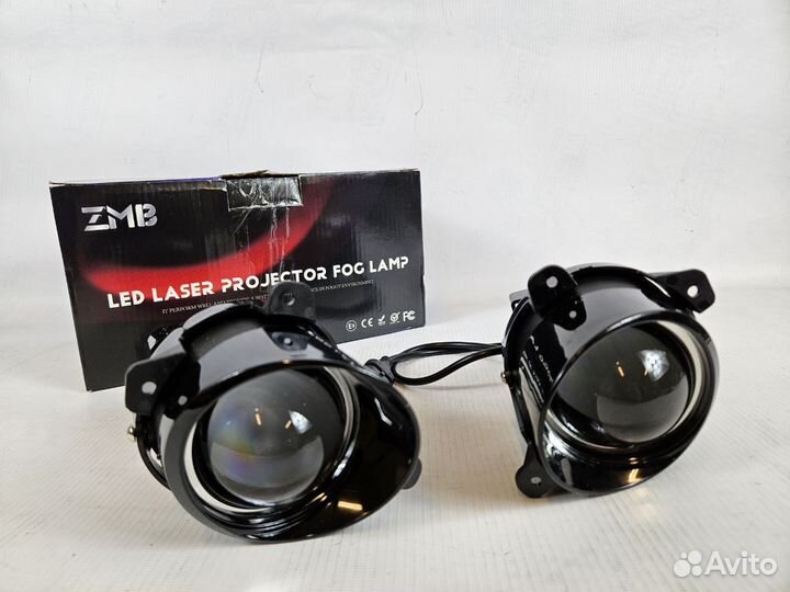 Светодиодные линзы в птф LED FOG 50000LM Kalina 1