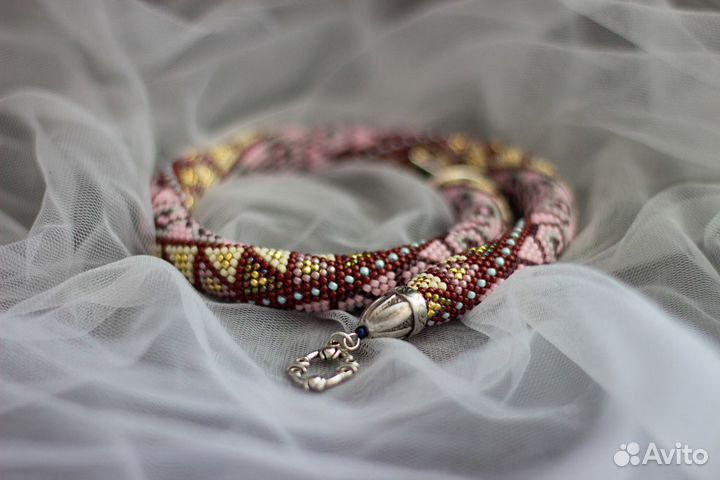 Колье жгут Dream из японского бисера