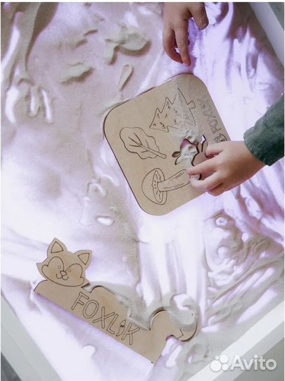 Детский световой стол песочница