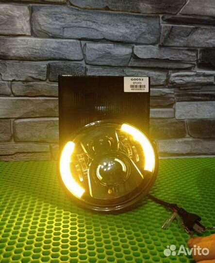 Светодиодные фары на УАЗ камаз нива