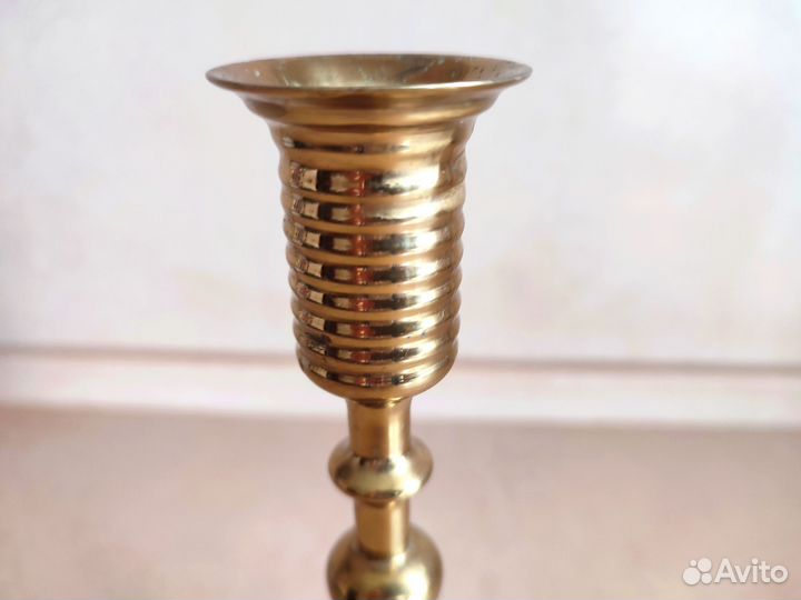 Подсвечник латунь СССР