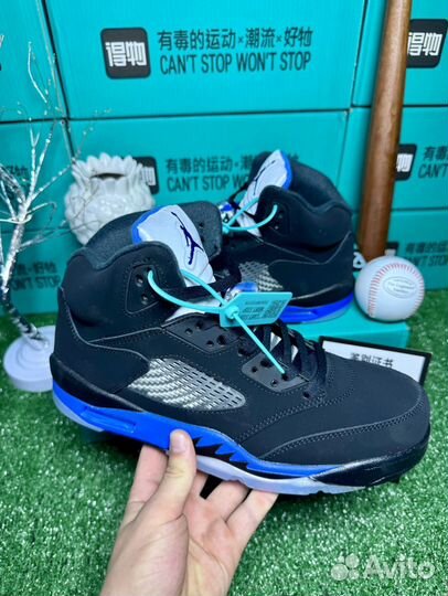 Nike air jordan 5 retro racer blue оригинал