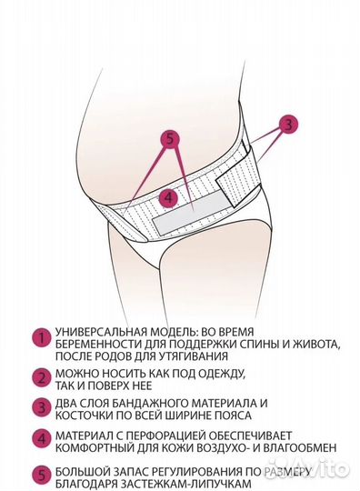 Бандаж универсальный