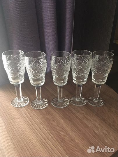 Хрустальные рюмки СССР