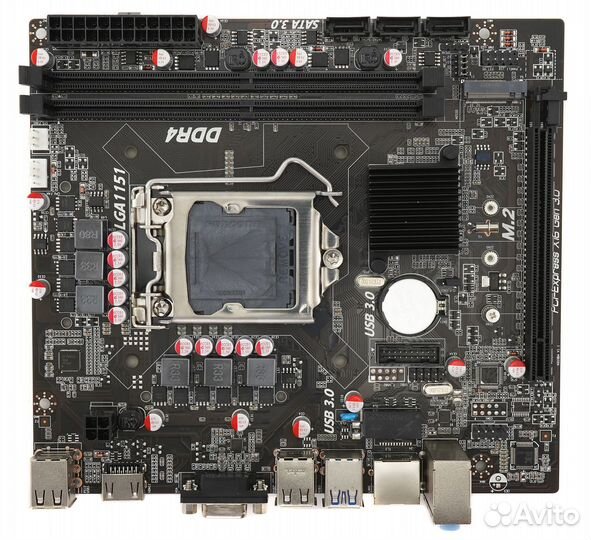Материнская плата Azerty MB-H310 LGA1151 1xM.2 Fle