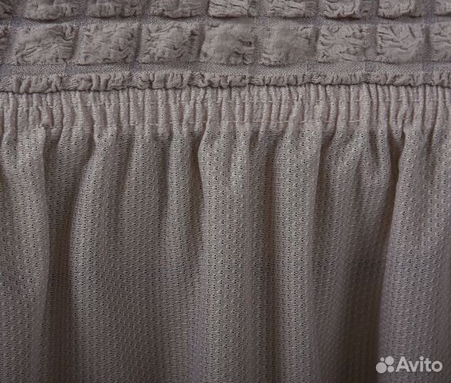 Чехол для стула со спинкой универсальный, Капучино