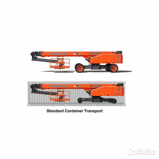 BT36ERT Телескопический подъемник 4WD и 4WS