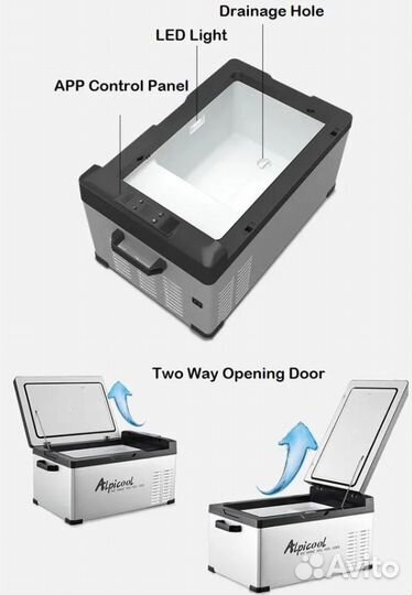 Компрессорный автохолодильник Alpicool C30