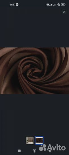 Шторы тюль коричневый