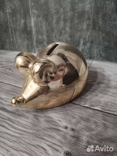 Копилка Золотая мышь