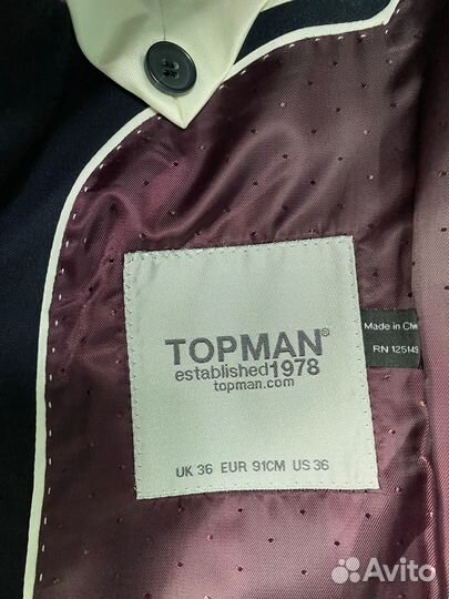 Костюм классический мужской Topman 164 (44)