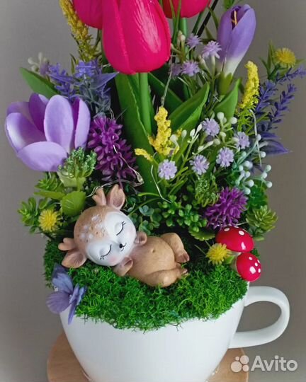 Композиция с подсветкой 