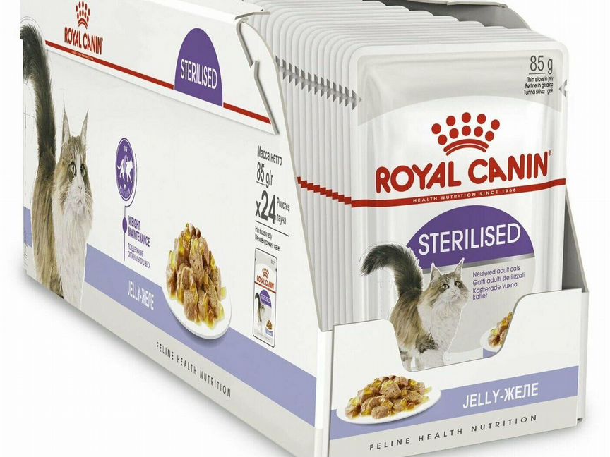 Вл. корм royal canin для стерил. кошек, 85гр*28шт