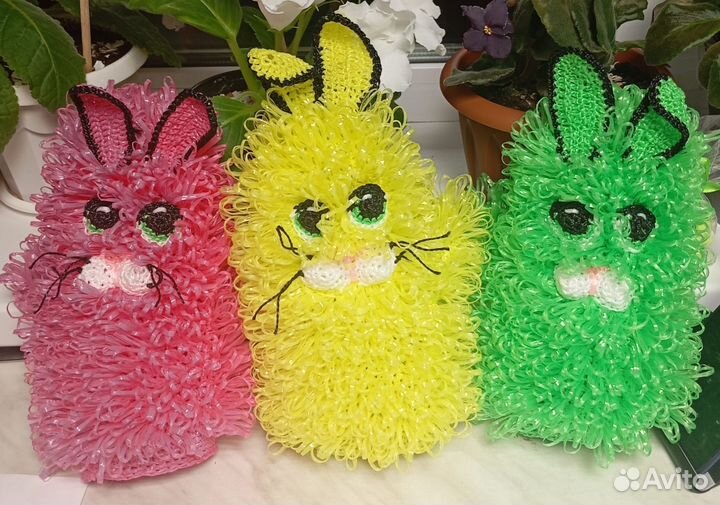 Мочалка ручной работы