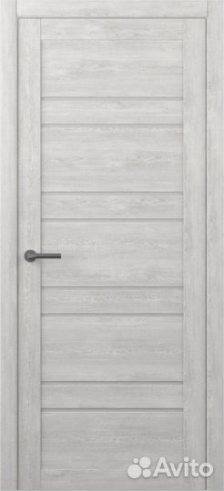 Межкомнатная дверь Дублин остеклённая дуб нордик м