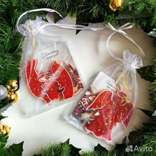 Елочные игрушки из эпоксидной смолы